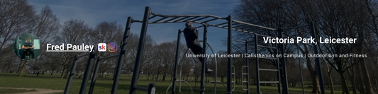 Victoria Park outdoor gym and calisthenics park in Leicester city centre